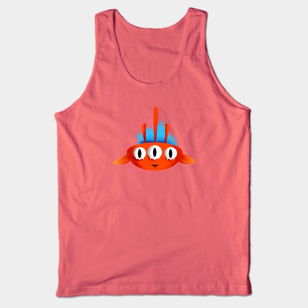 Cute monster Tank Top by VallBel